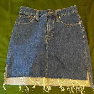 Madewell denim skirt, size 25